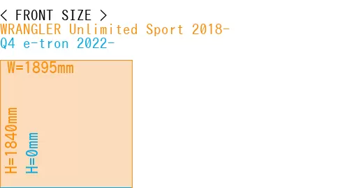 #WRANGLER Unlimited Sport 2018- + Q4 e-tron 2022-